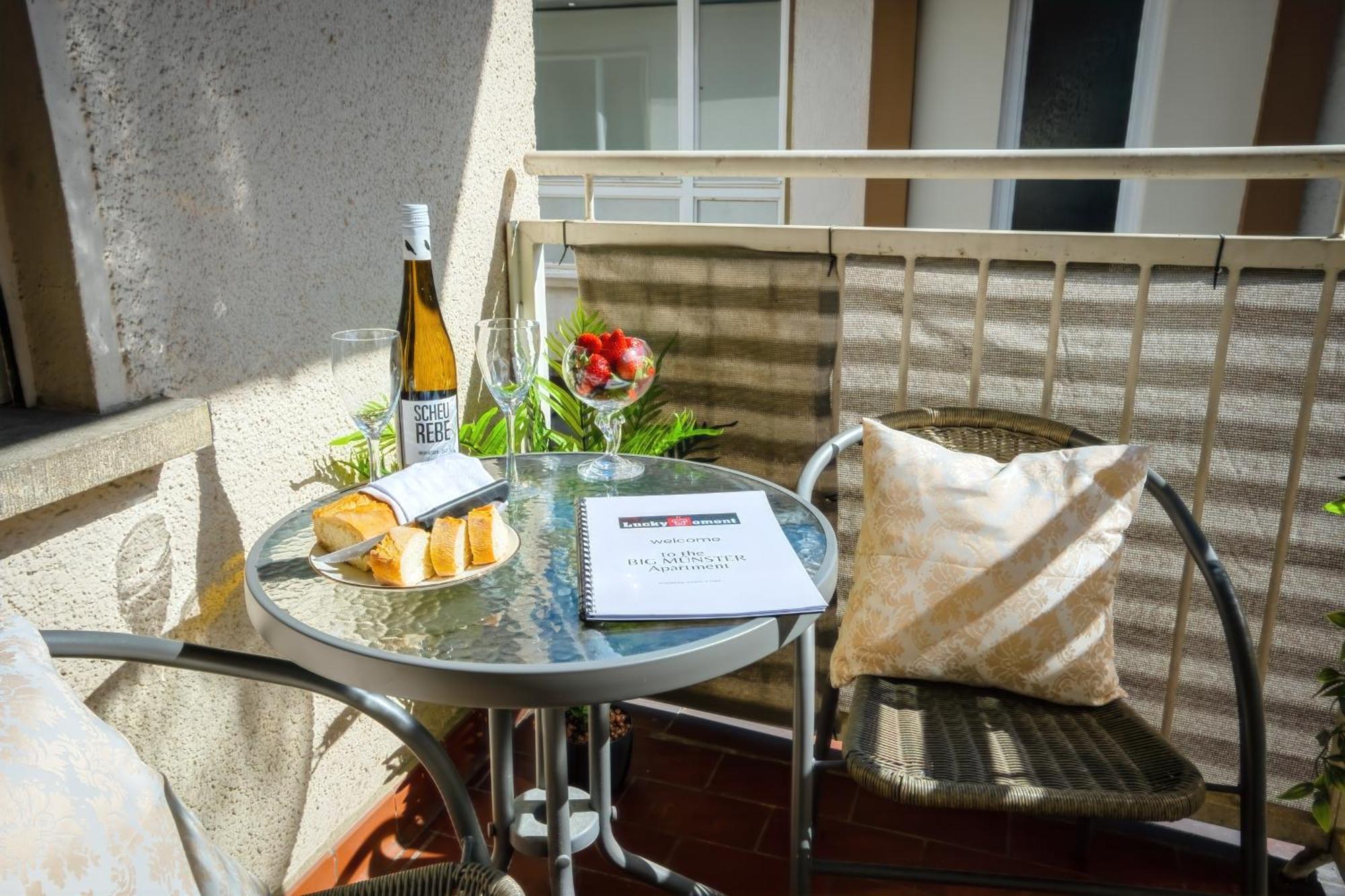 The Big Muenster Fuer Bis Zu 12, Whirlpool, Sauna, Zentral, Tischfussball, Balkon, Gasgrill Ulm Exterior photo